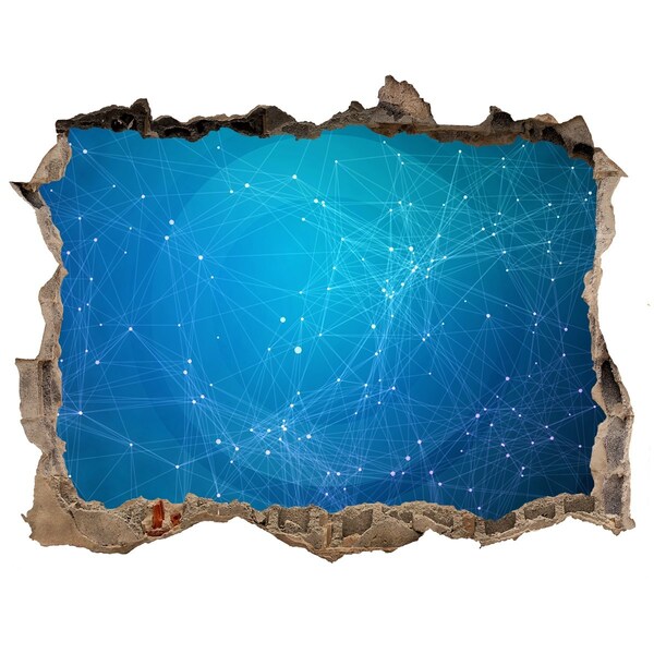 Fali matrica lyuk a falban Kozmikus portál a falban