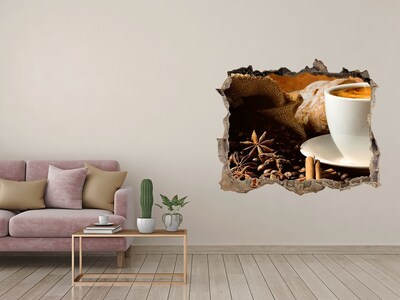 Fali matrica lyuk a falban Kávé és fűszerek