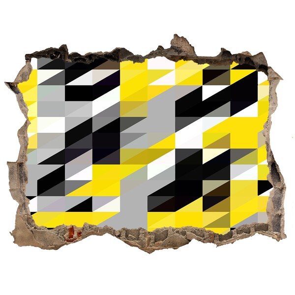 Fali matrica lyuk a falban Absztrakt lyuk a falban