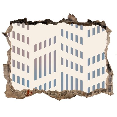 Fali matrica lyuk a falban Városi báj a fal mögött