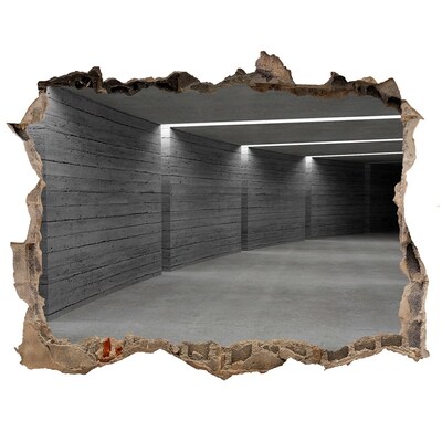 Fali matrica lyuk a falban A beton alagút