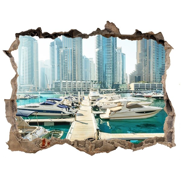 Fali matrica lyuk a falban Marina dubai