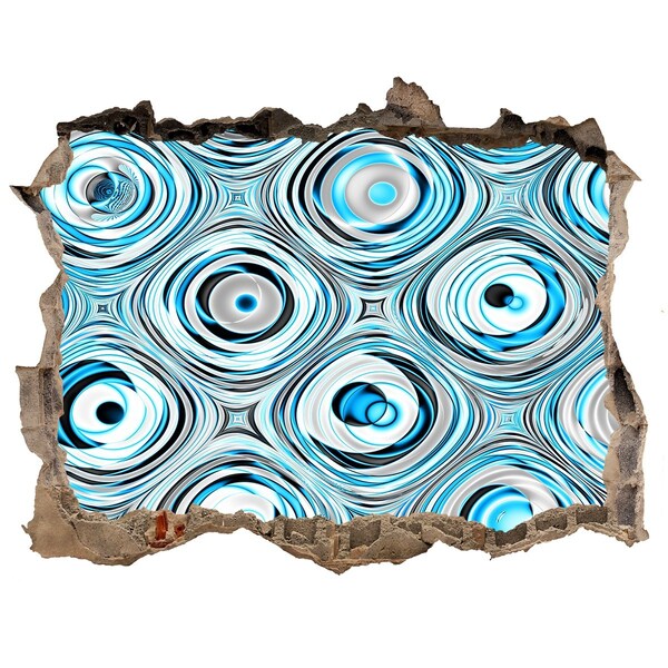 Fali matrica lyuk a falban Vízörvények a betonban