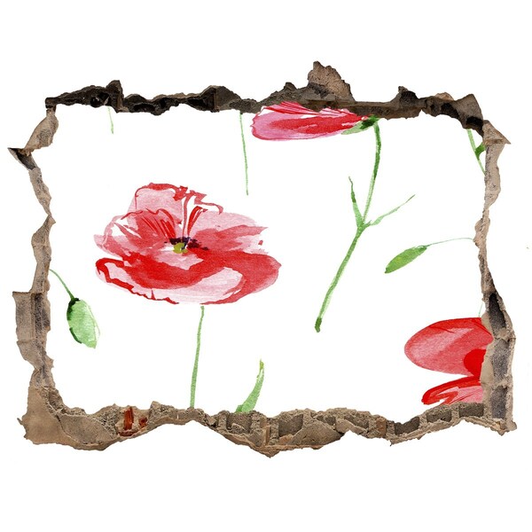 Fali matrica lyuk a falban Viráglyuk a falban