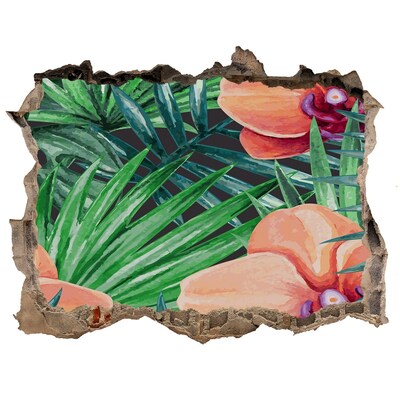 Fali matrica lyuk a falban Virágparadicsom a trópusokon