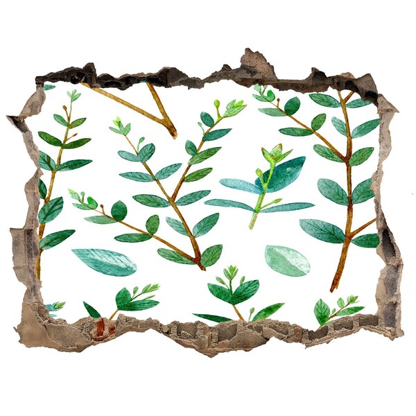 Fali matrica lyuk a falban Zöld kert betonban