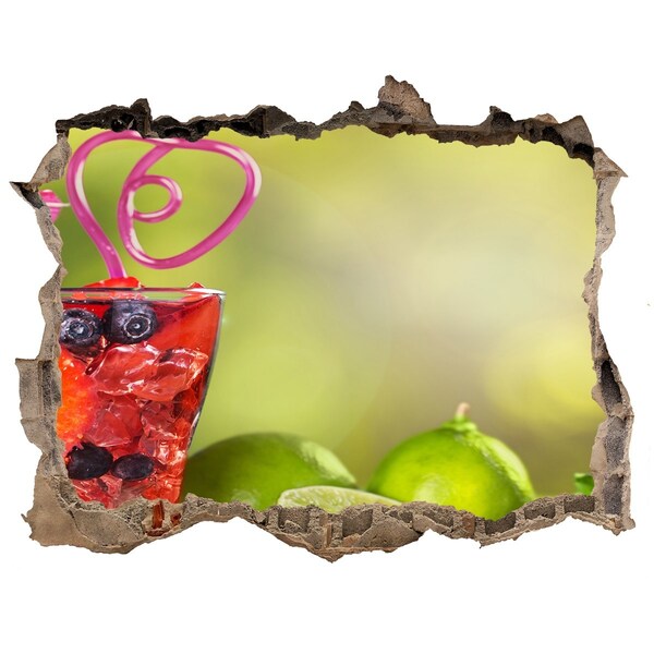 Fali matrica lyuk a falban Lyuk a falban gyümölcskoktél