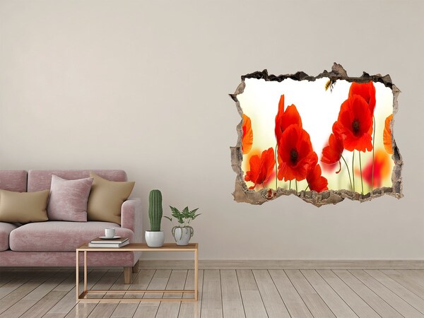 Fali matrica lyuk a falban Virágparadicsom méhecskével