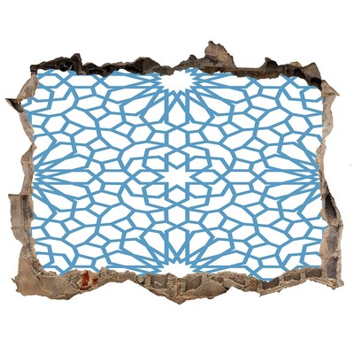 Fali matrica lyuk a falban Mozaikminta egy lyukban a falban