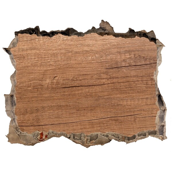 Fali matrica lyuk a falban Egy sérült fal egy fa deszkával