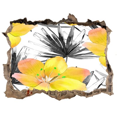 Fali matrica lyuk a falban Zseniális trópusi kert