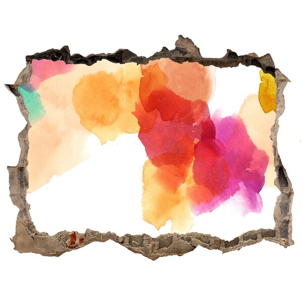 Fali matrica lyuk a falban Színes lyuk a falban