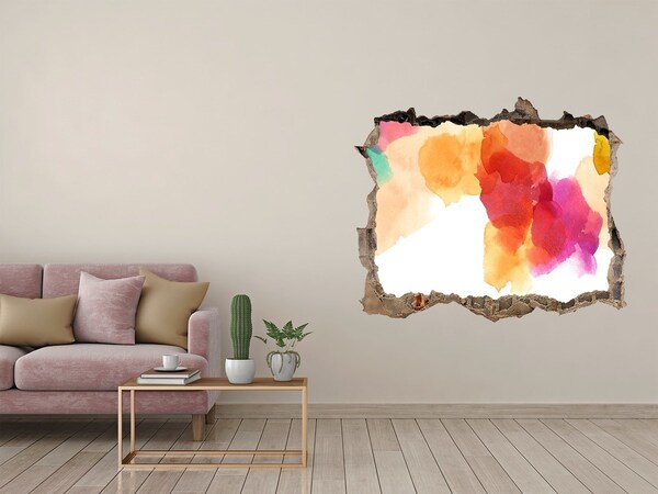 Fali matrica lyuk a falban Színes lyuk a falban