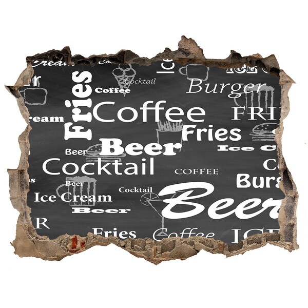 Fali matrica lyuk a falban Kulináris káosz a lyukban