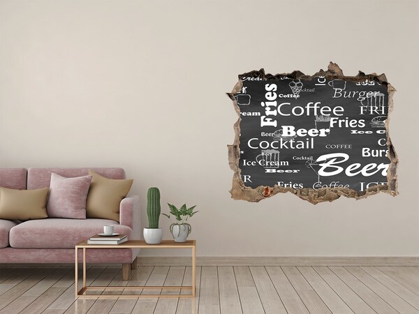 Fali matrica lyuk a falban Kulináris káosz a lyukban