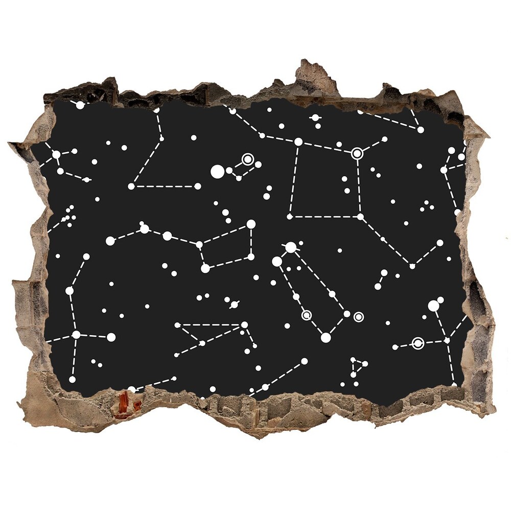 Fali matrica lyuk a falban Csillagkép