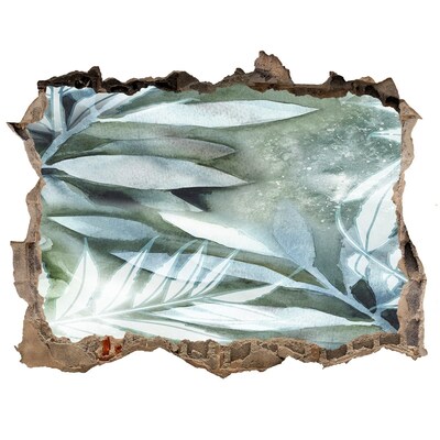 Fali matrica lyuk a falban Egy zöld oázis egy lyukban a falban