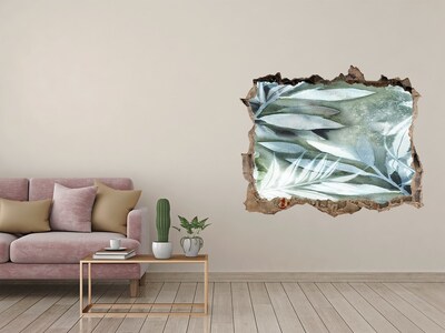 Fali matrica lyuk a falban Egy zöld oázis egy lyukban a falban