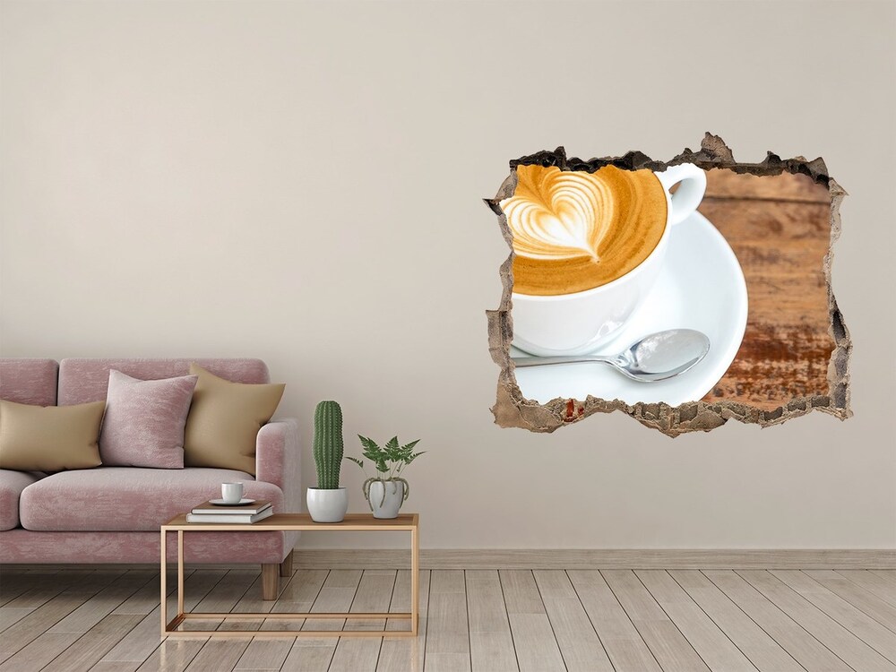 Fali matrica lyuk a falban Kávé csészében