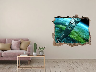 Fali matrica lyuk a falban Rakéta az űrben