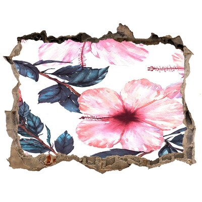 Fali matrica lyuk a falban Virágparadicsom a fal mögött