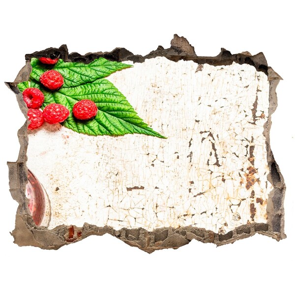 Fali matrica lyuk a falban Gyümölcsös báj egy sérült falban