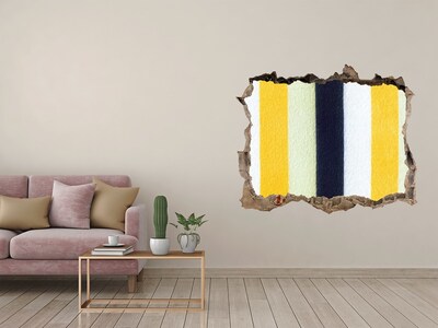 Fali matrica lyuk a falban Színes csíkok betonban