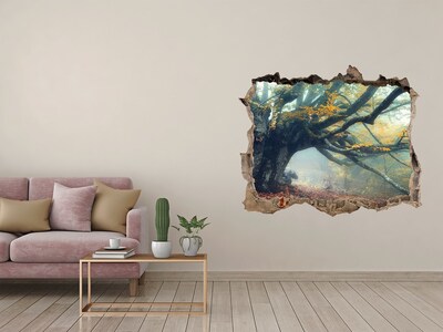 Fali matrica lyuk a falban Az elvarázsolt erdő őszi köntösében