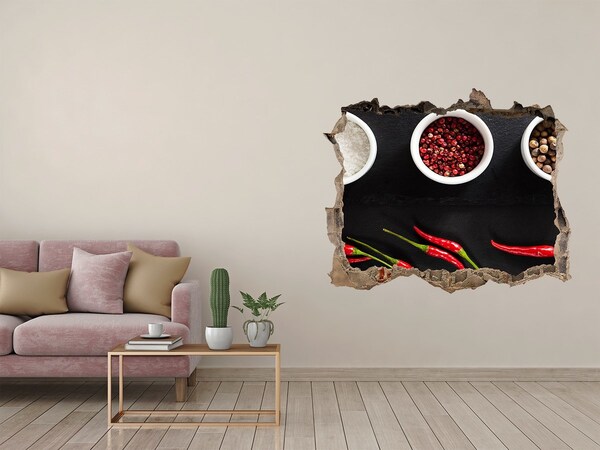 Fali matrica lyuk a falban Ízek és fűszerek robbanása