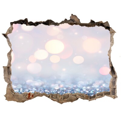 Fali matrica lyuk a falban A lyuk mögötti fényes tér