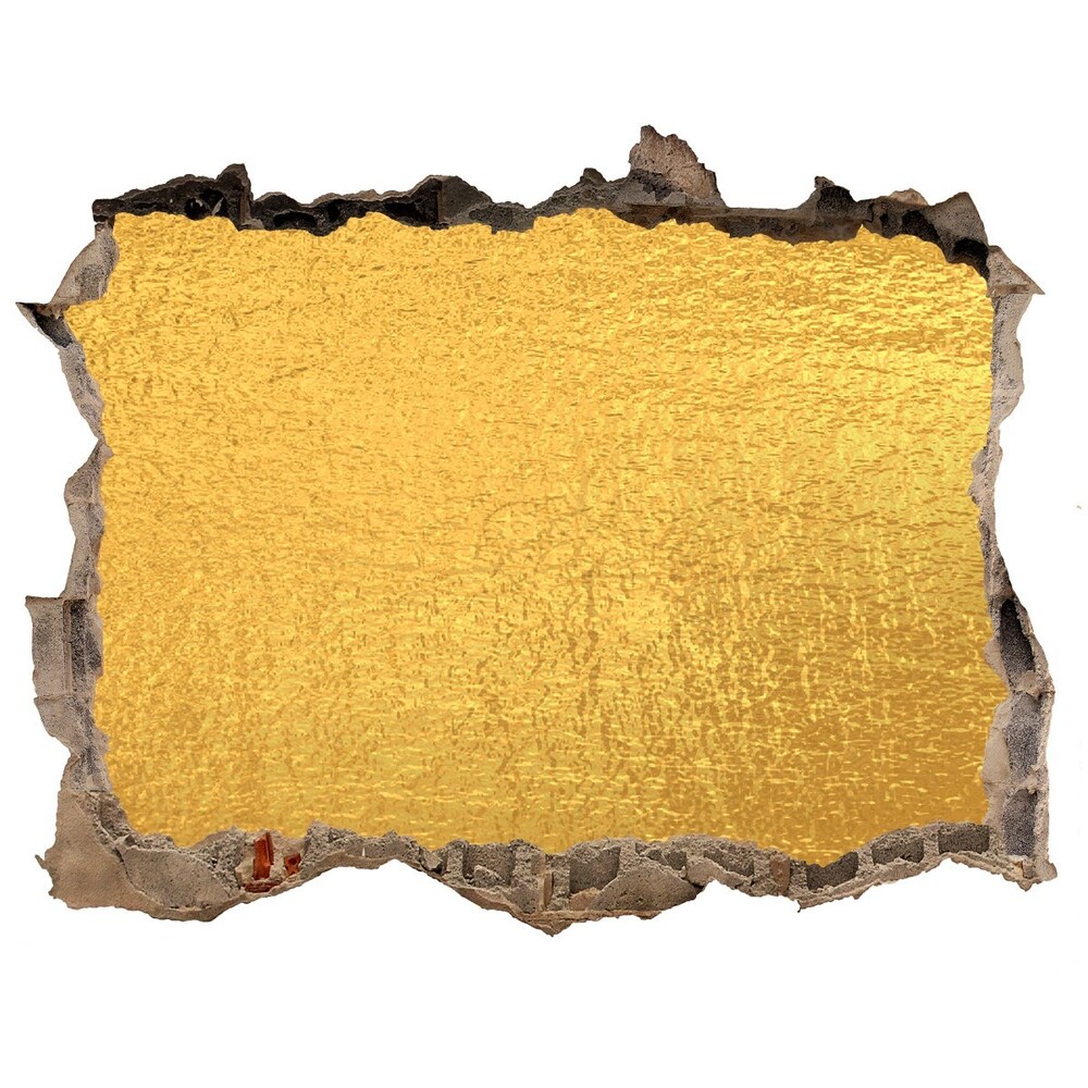 Lyuk 3d fali matrica Arany fólia háttér