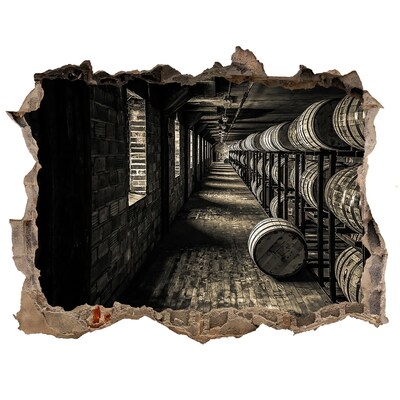 Lyuk 3d fali matrica A hordós pince belseje