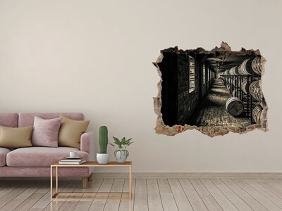 Lyuk 3d fali matrica A hordós pince belseje