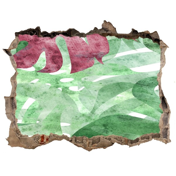 Lyuk 3d fali matrica Trópusi dzsungel