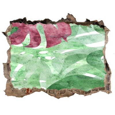 Lyuk 3d fali matrica Trópusi dzsungel