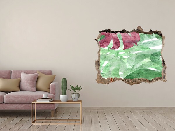 Lyuk 3d fali matrica Trópusi dzsungel