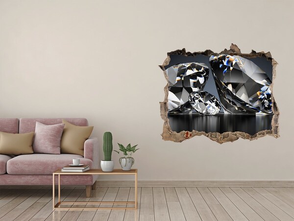 Lyuk 3d fali matrica Gyémánt-barlang