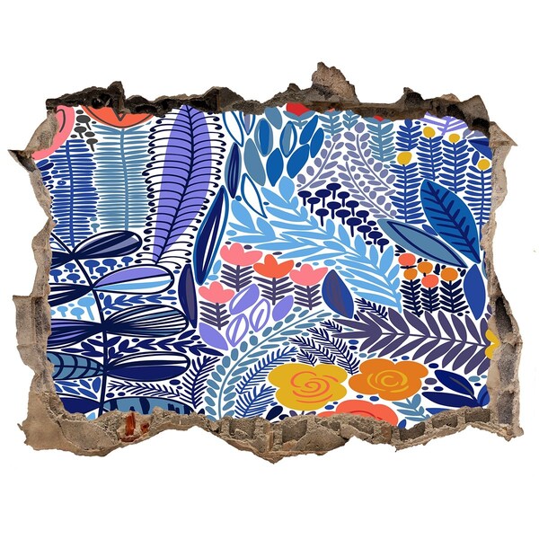 Lyuk 3d fali matrica Zseniális trópusi kert