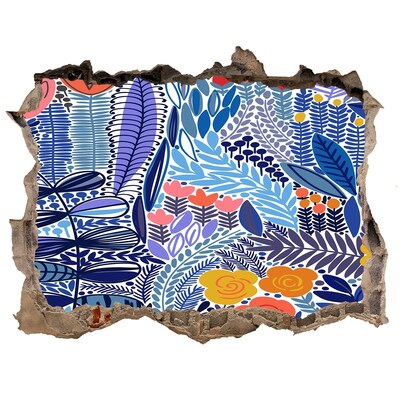 Lyuk 3d fali matrica Zseniális trópusi kert