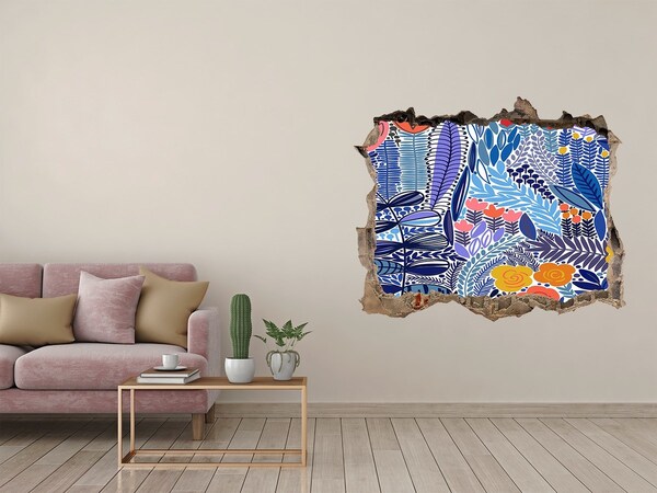 Lyuk 3d fali matrica Zseniális trópusi kert