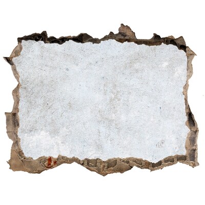 Lyuk 3d fali matrica Egy sérült fal kék háttérrel