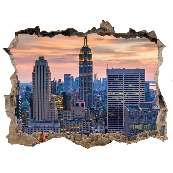 Lyuk 3d fali matrica Manhattan new york city