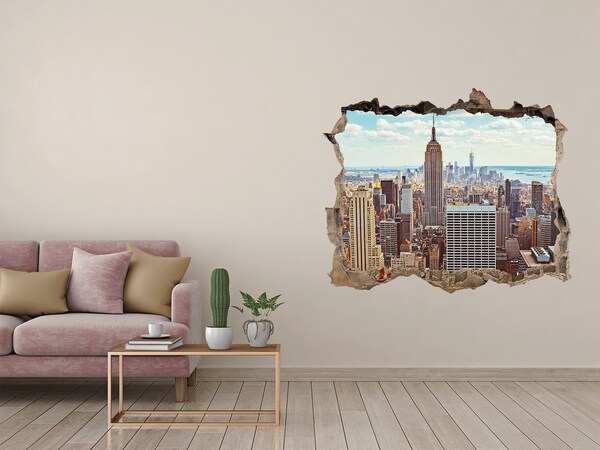 Lyuk 3d fali matrica New york-i járat madár