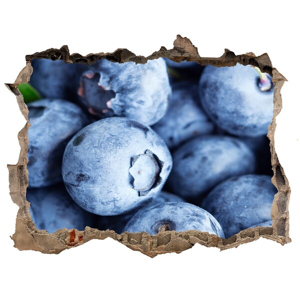 Lyuk 3d fali matrica Bogyók egy betonlyukban