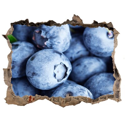 Lyuk 3d fali matrica Bogyók egy betonlyukban