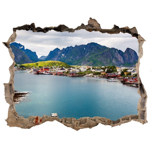 Lyuk 3d fali matrica Lofoten norvégia