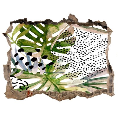 Lyuk 3d fali matrica Zseniális trópusi kert