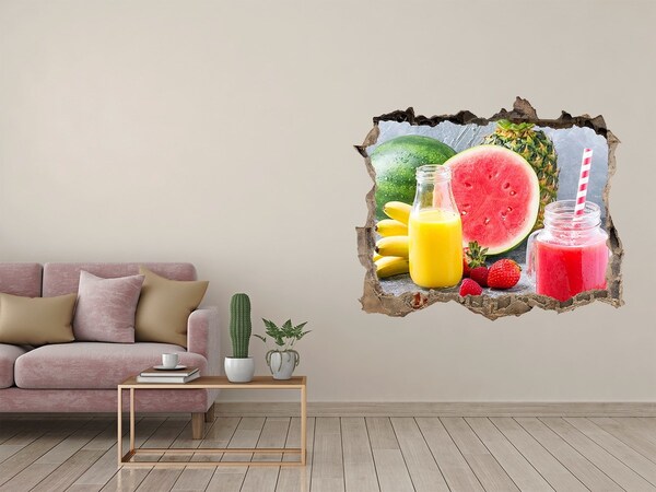 Lyuk 3d fali matrica Gyümölcs koktél