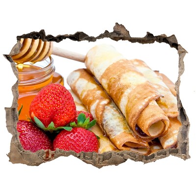 Lyuk 3d fali matrica Finom palacsinta eperrel