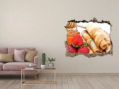 Lyuk 3d fali matrica Finom palacsinta eperrel